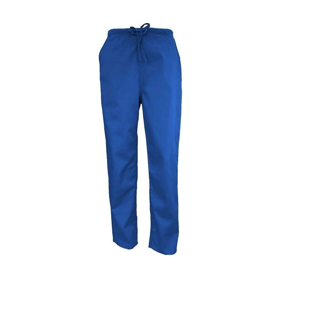 Natural Uniform Royal Blue Women's Modern Fit Cool Stretch Large Scrub Set S - Picture 5 of 6